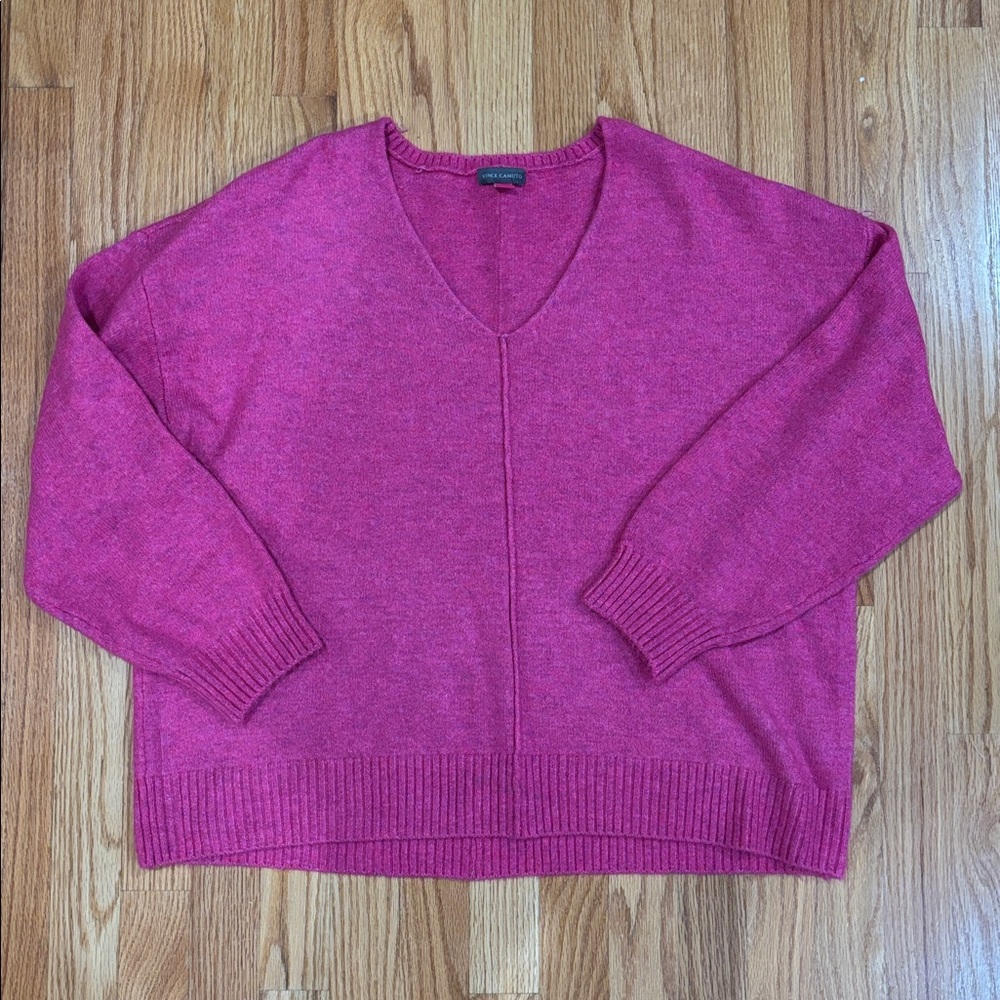 Vince Camuto Fuchsia Knit Sweater